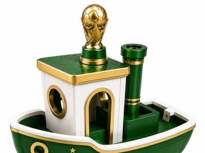 Benchy World Cup. Easy print 