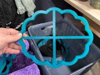 Over scalloped cutter for GR Pottery form