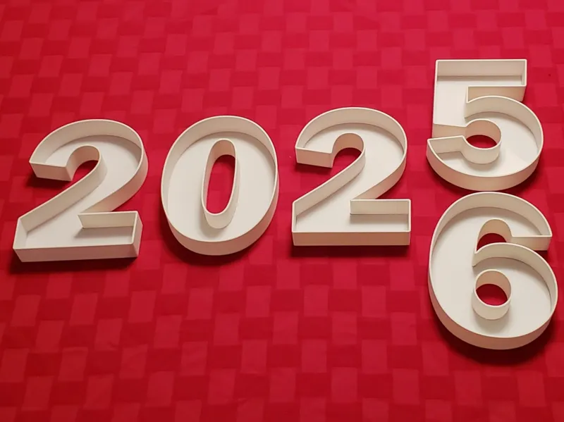 New Year 2025 & 2026 Trays Bowls