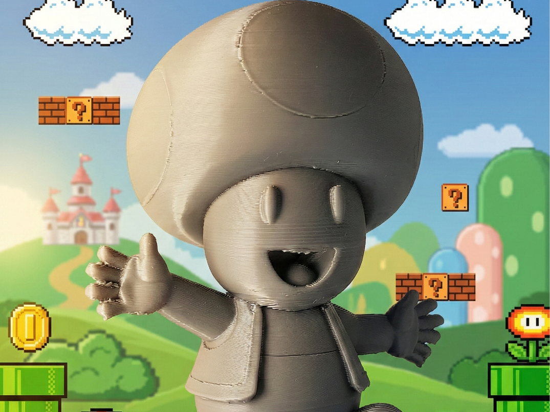 Toad heureux Super Mario