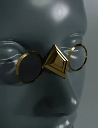 Lunettes et médaillon cosplay Qifrey — photo 6