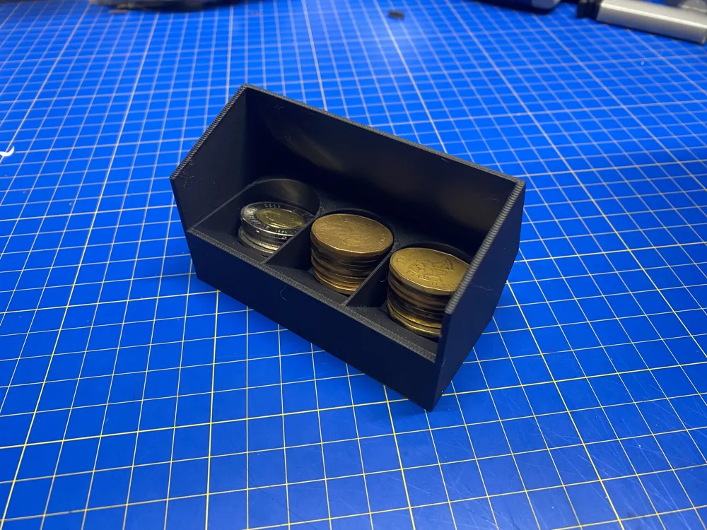 Coin Holder/ Tray For Markets - Free 3D Print Model - MakerWorld