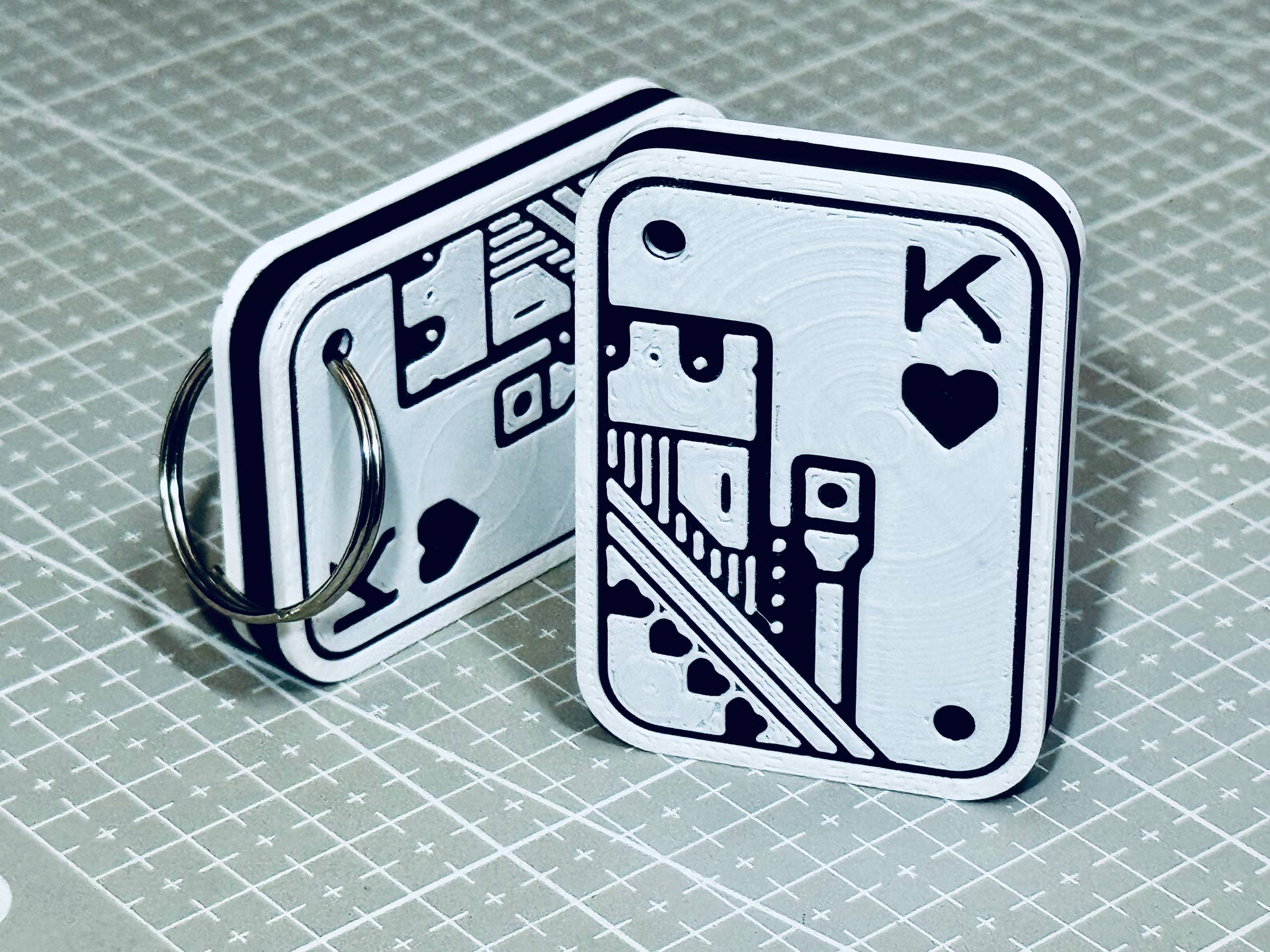 Miniatura 1 do modelo 3D NFC 门禁卡 扑克牌型 卡套 卡壳