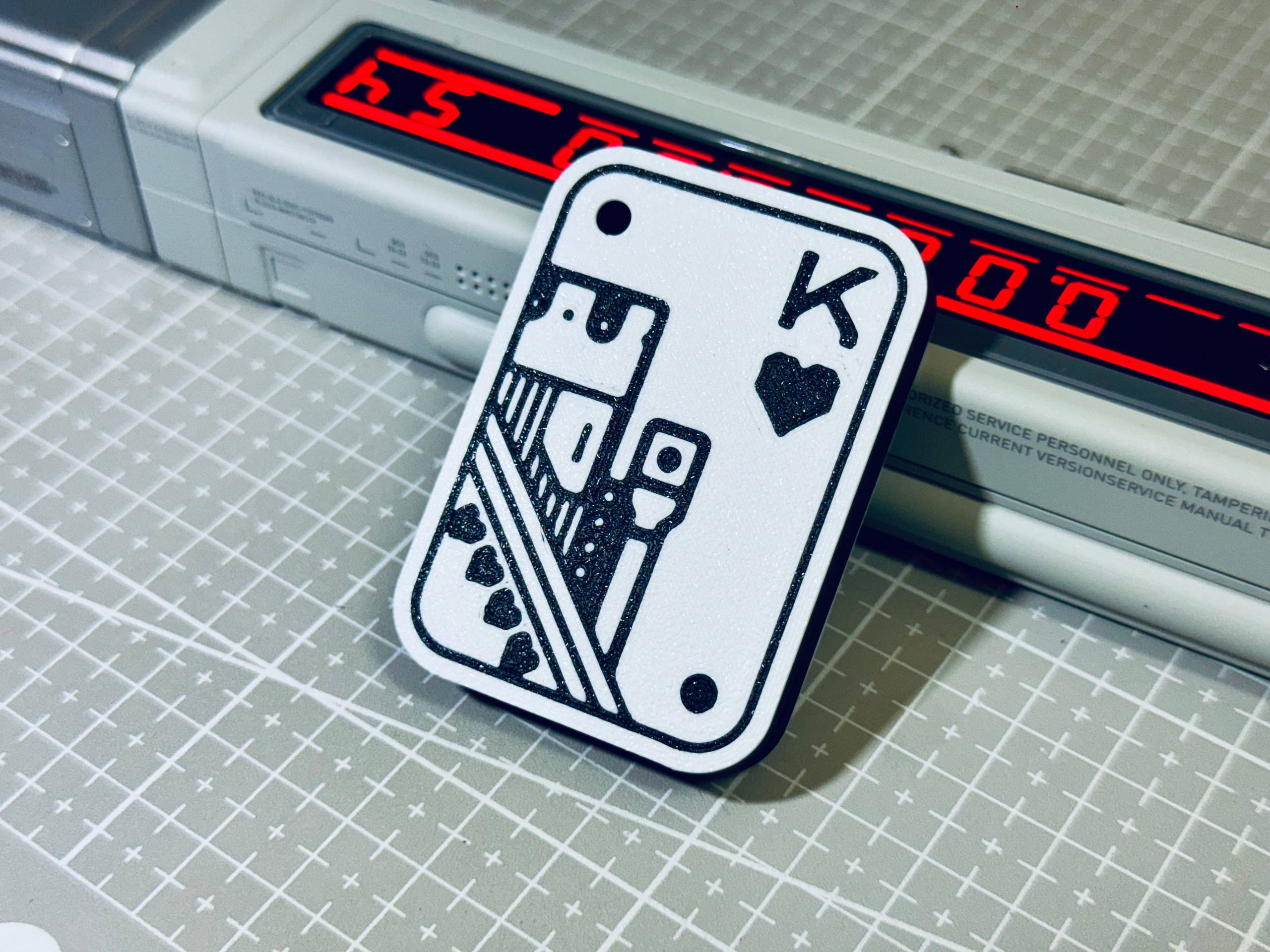 Miniatura 2 do modelo 3D NFC 门禁卡 扑克牌型 卡套 卡壳