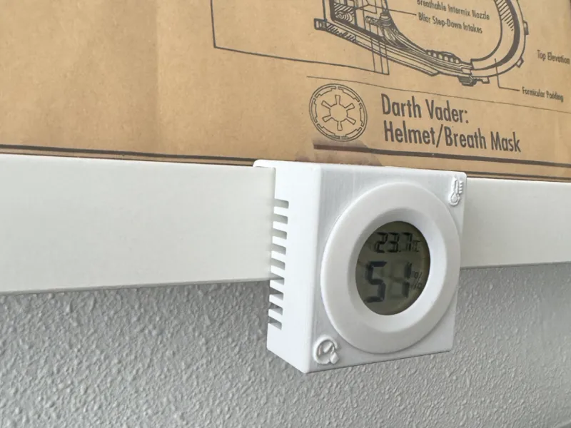 Support Ikea Shelf - Thermometer and Hygrometer