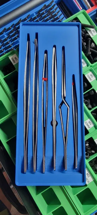 Gridfinity Harbor Freight Tweezer set holder