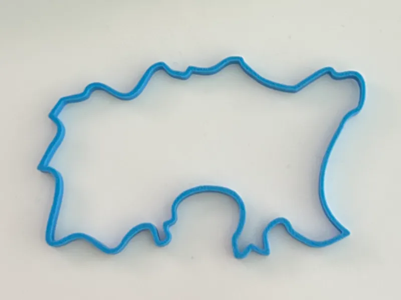 Jersey Channel Cookie Cutter
