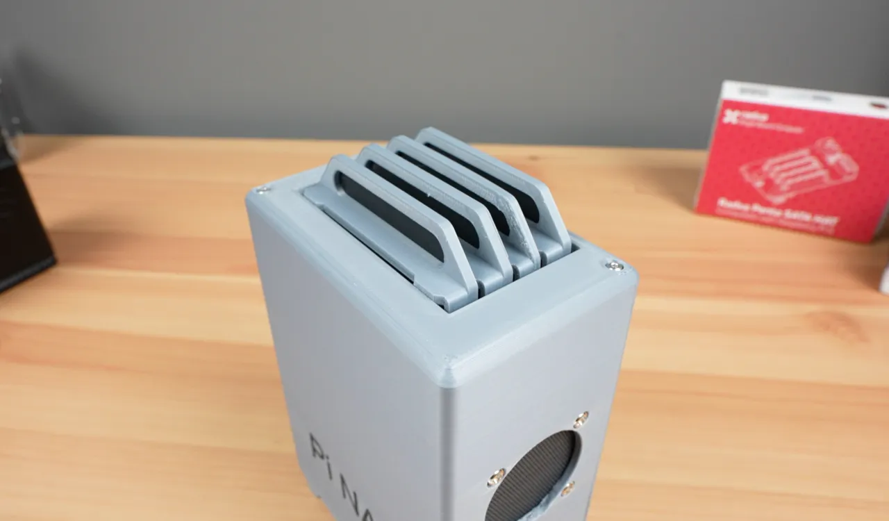 Raspberry Pi 5 Four Bay NAS view 3