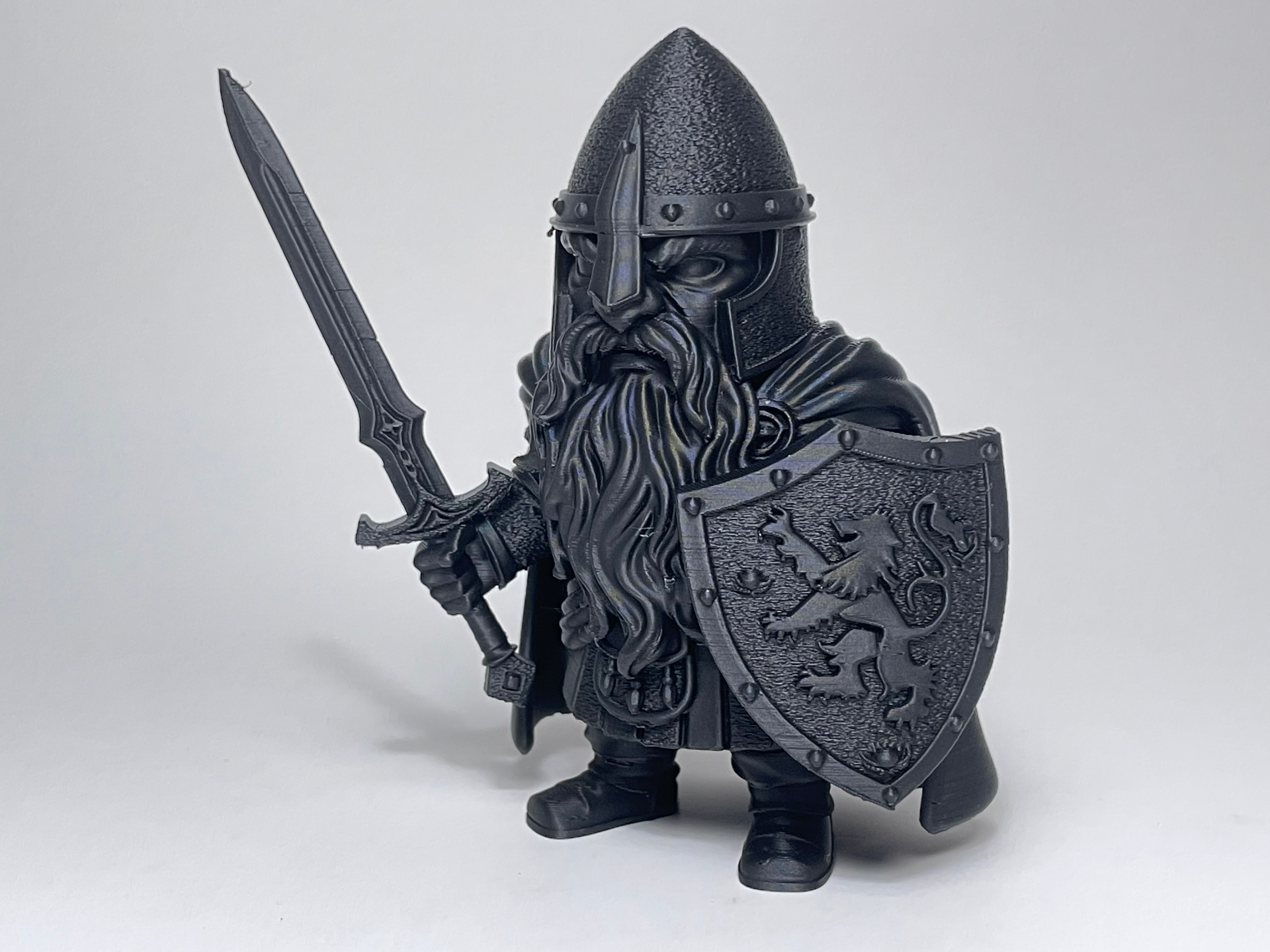 Mini Scottish Knight – Fun-Sized Highland Defender — free 3D print STL file