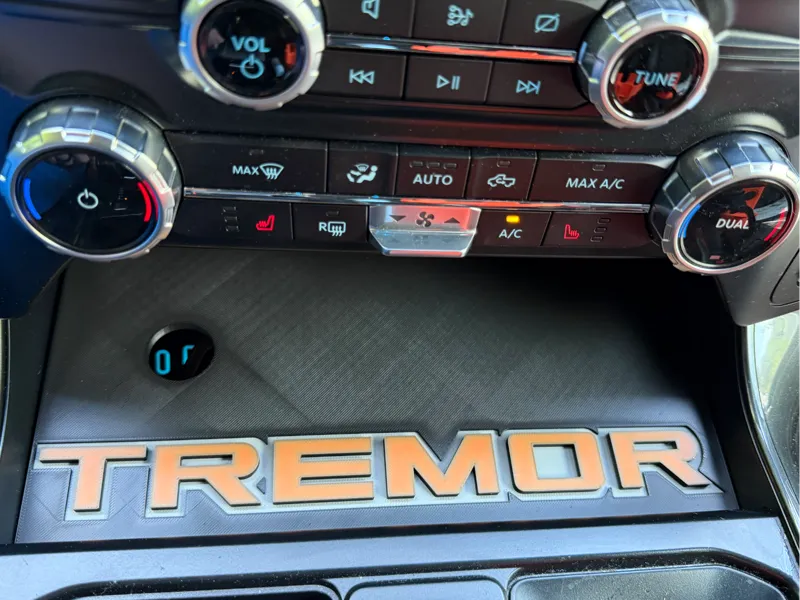 F150 Cubby Lid Tremor Edition
