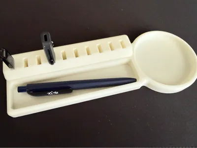 USB Desk Organizer with tray