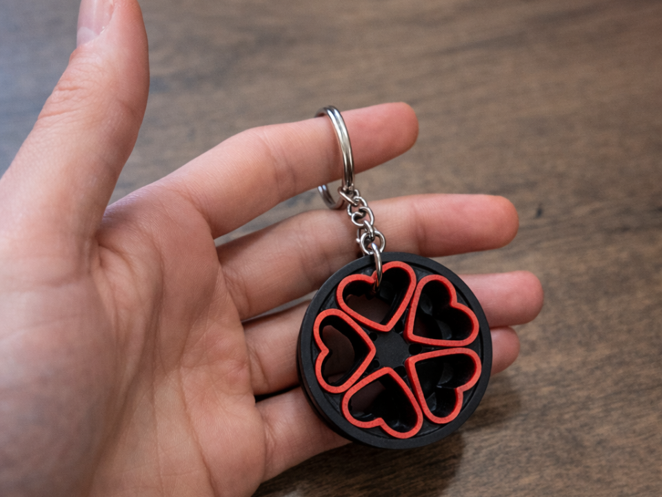 Valentine’s Day Wheel Keychain – Love Rim Edition