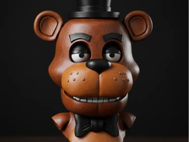 Busto Freddy Fazbear 3D – Five Nights at Freddy’s