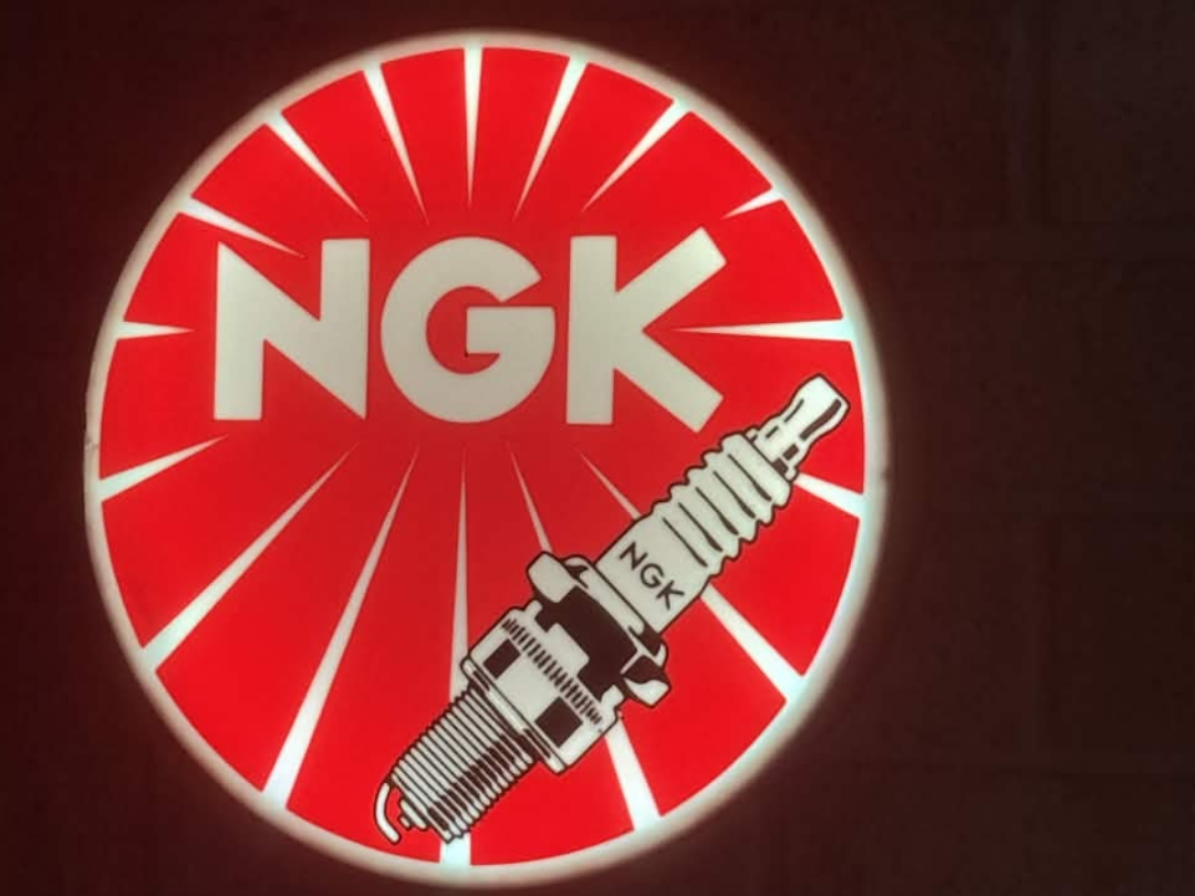 NGK Spark Plug - 2 Sided Wall Mount Lightbox sign