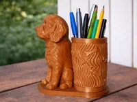 Pot à crayons chien Cavapoo — photo 1