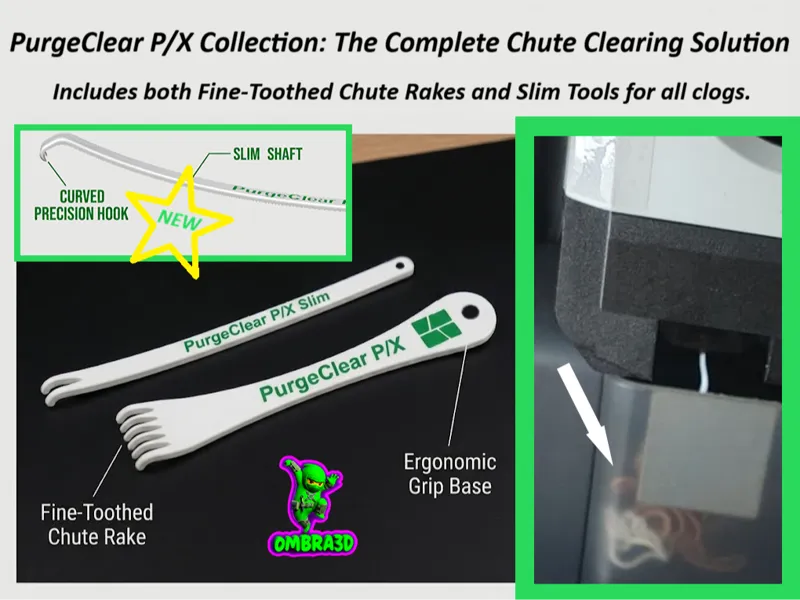 PurgeClear P/X | Bambu Purge Chute Saver 