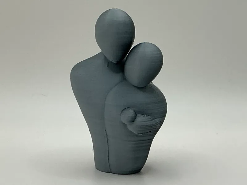 Minimalist Family Sculpture - Familly love