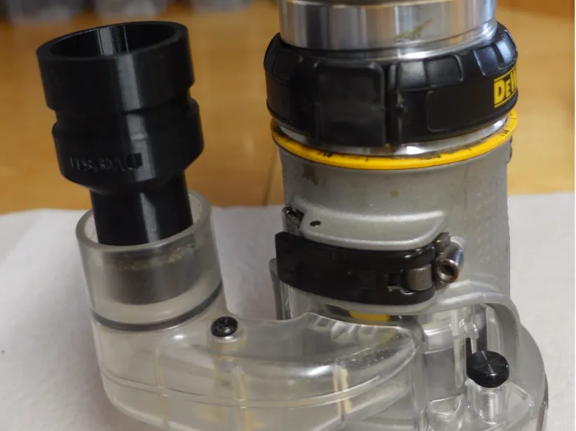 Airlock Adapters for DeWalt Palm Routers by jandansino - MakerWorld