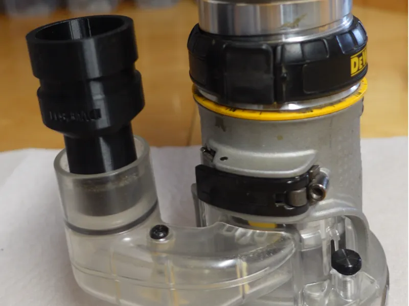 Airlock Adapters for DeWalt Palm Routers
