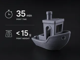 Ultra Fast Benchy – 35min Print | <15g Filament