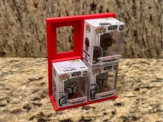 Funko Bitty Pop 4 figure stand