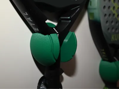 Padel racket holder / wall mount - ball design