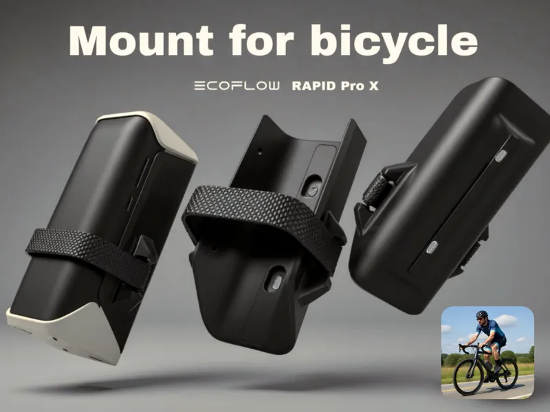Ecoflow RAPID Pro X bicycle mount