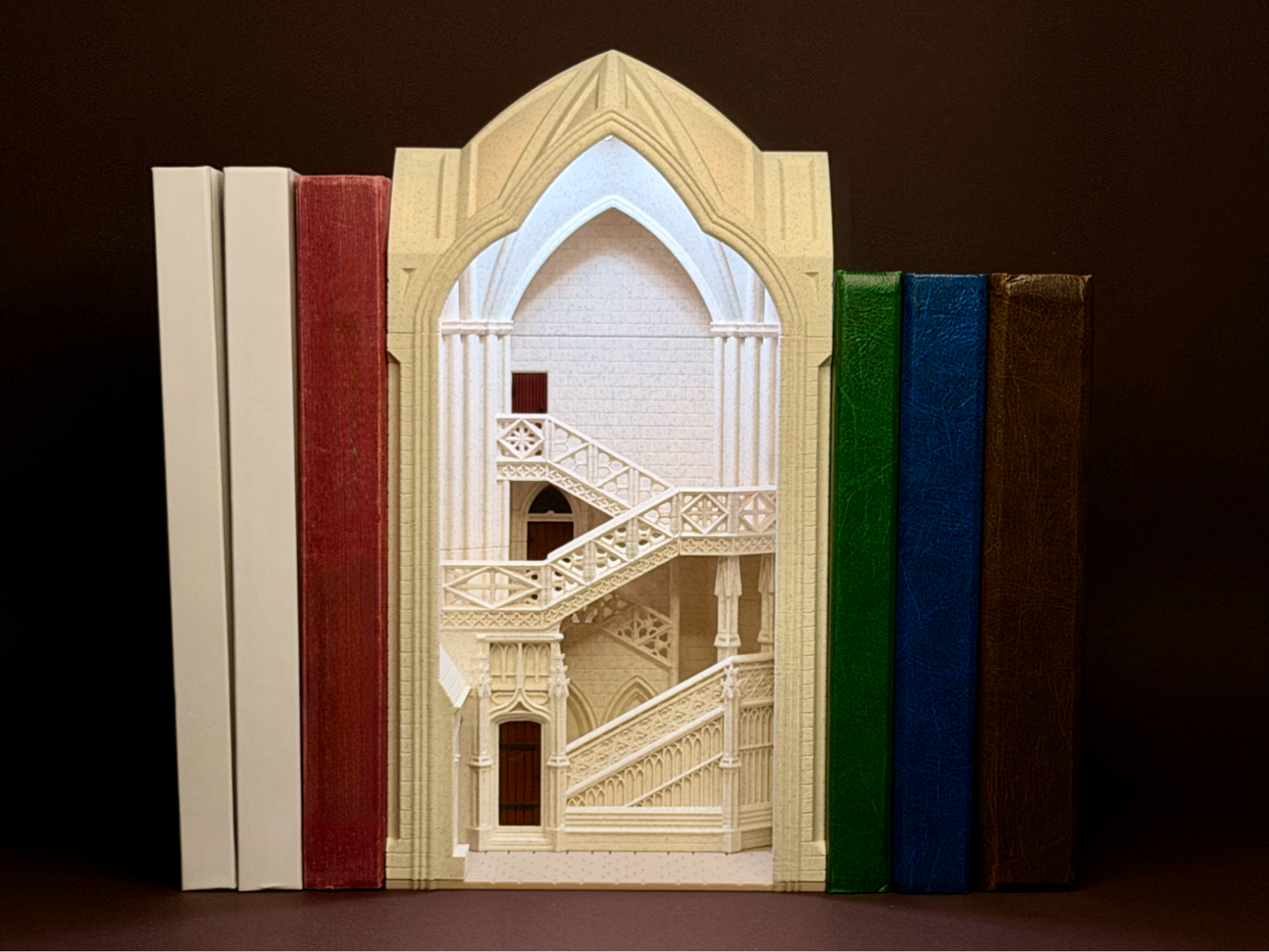 Gothic Cathedral Staircase Book Nook