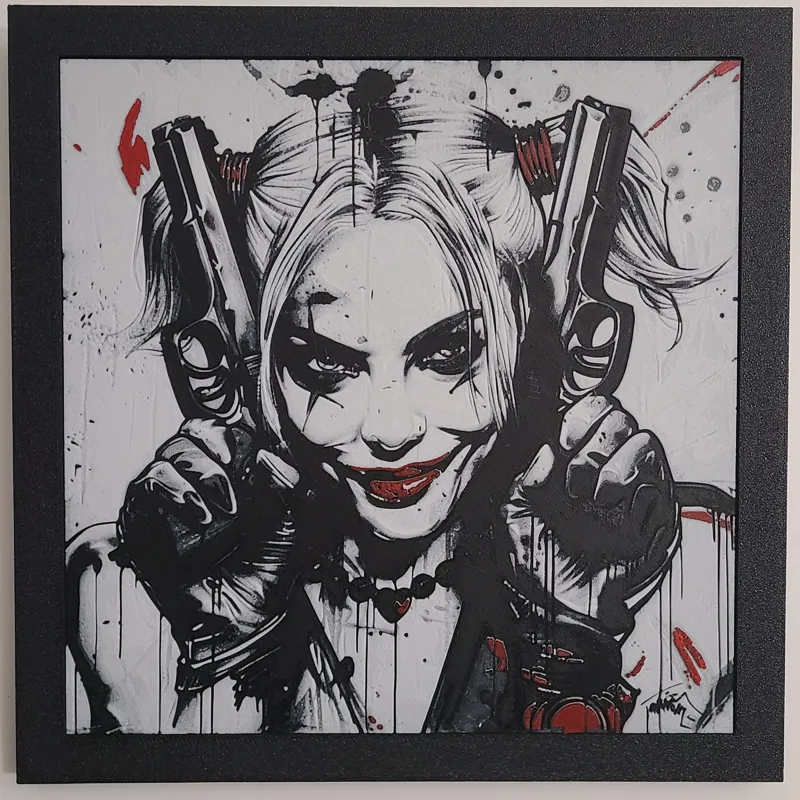 Harley Quinn - Filament Painting