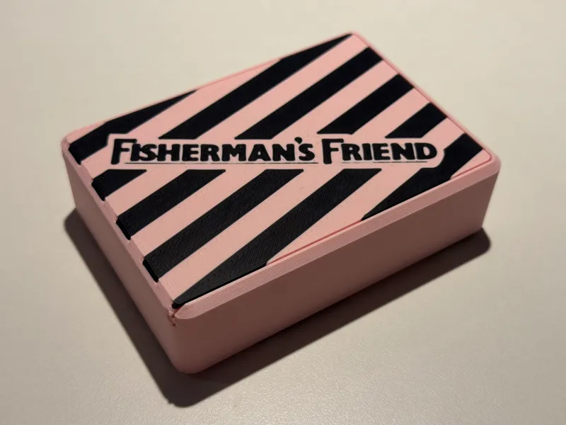 Fisherman's Friend Box with sliding lid