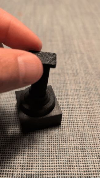 print in place fidget ball joint M8x1