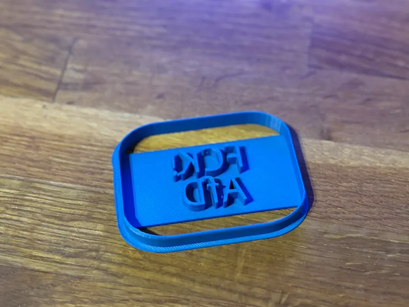 FCK AFD Austechform. Anti AFD Cookie Cutter