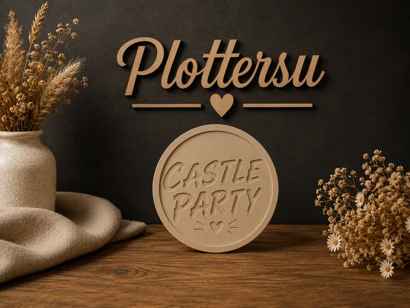 Castle Party Untersetzer rund