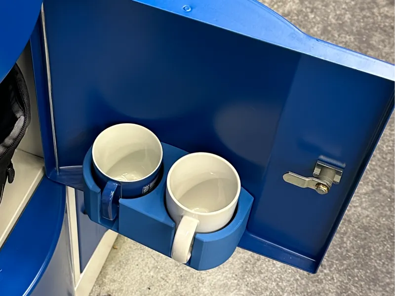 Cupholder for locker door 