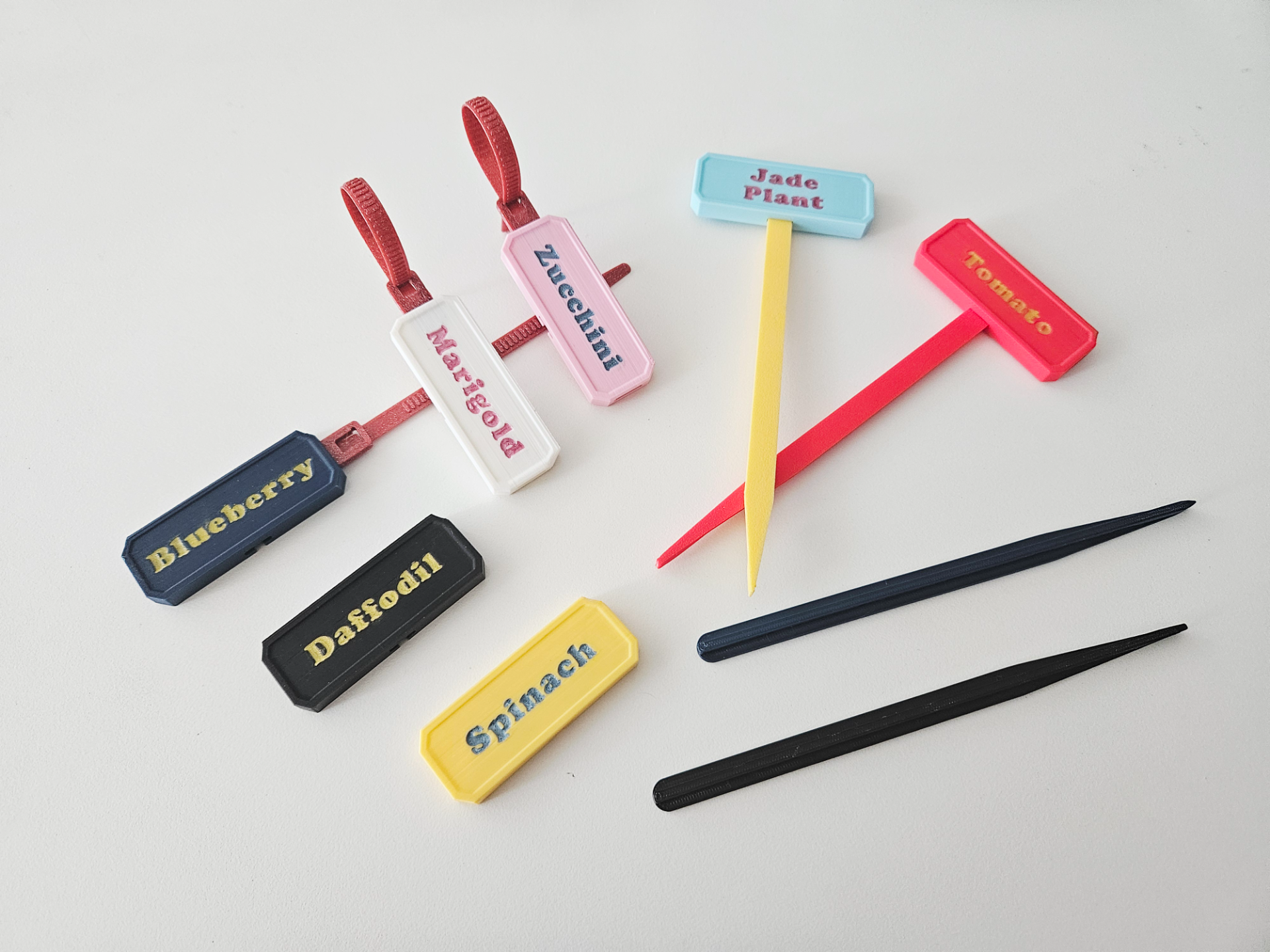 Plant Marker / Name Tag Combination Set