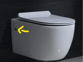 Hole Cover Wall mounted Toilet