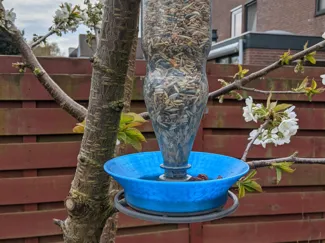 bird feeder extension