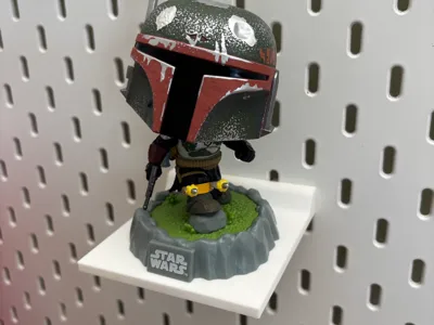 Support Figurine Square Funko Pop (Skadis IKEA)