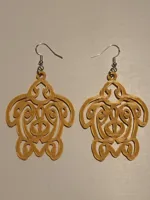Boucles d'oreilles tortue, faciles à imprimer — photo 2