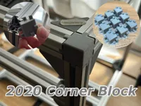 Cale d'angle pour profilé aluminium 2020 — photo 1