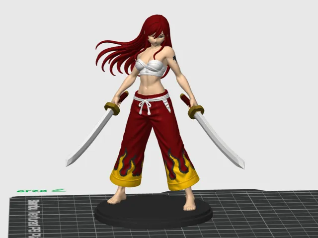 D&D Miniatur / FairyTail Erza Scarlet