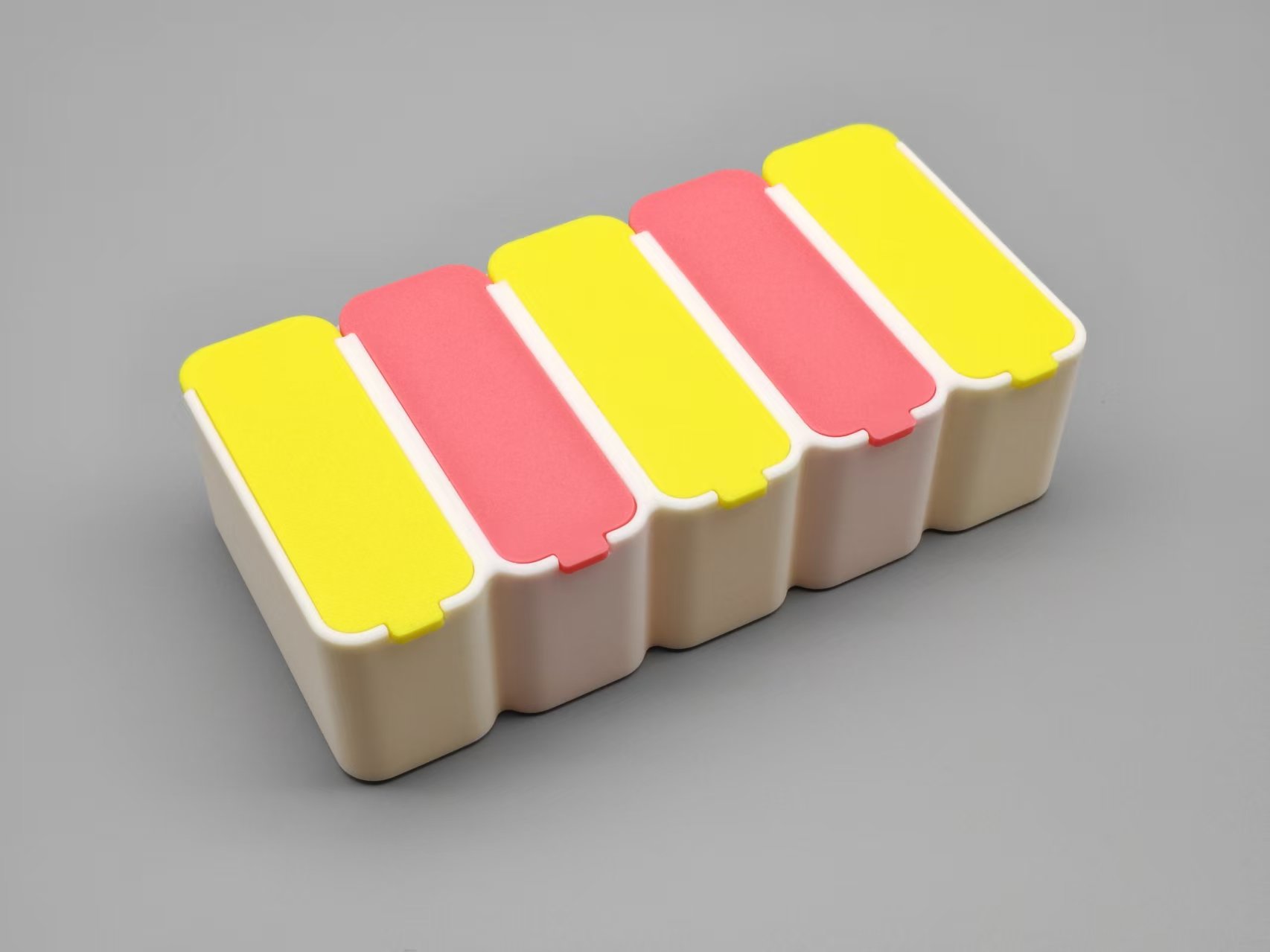 Miniatura 6 do modelo 3D 小物件收纳盒-分隔滑盖卡扣款