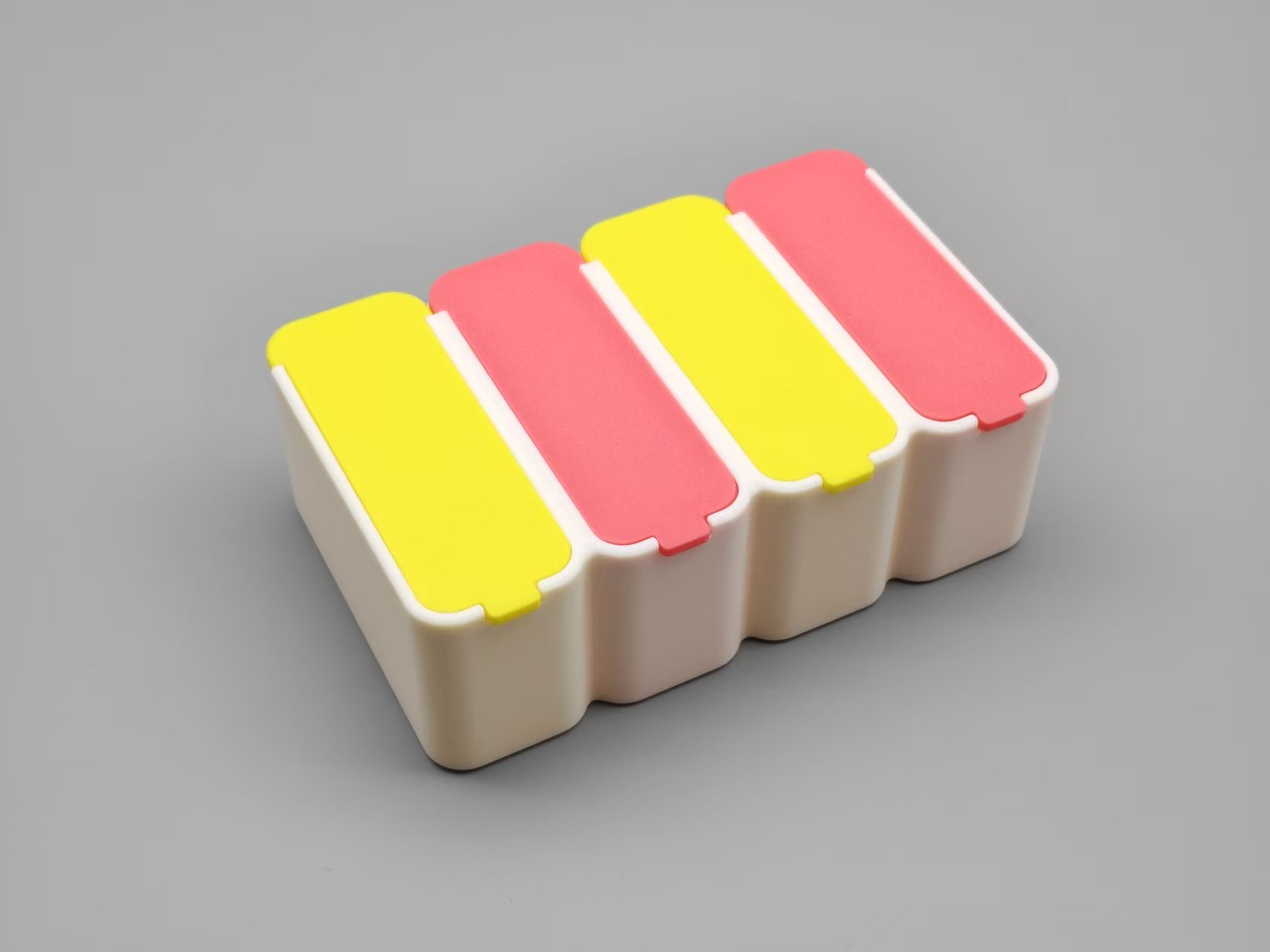 Miniatura 5 do modelo 3D 小物件收纳盒-分隔滑盖卡扣款