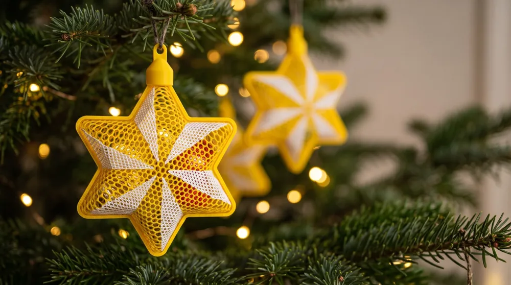 Thermoformed Christmas Star | Candy Container - Free 3D Print Model ...