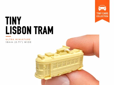 Accesorio para boquillas: Tiny Lisbon Tram - Mini Cars Series — referencia de MakerWorld