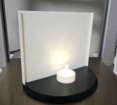 Background for curved Lithophane