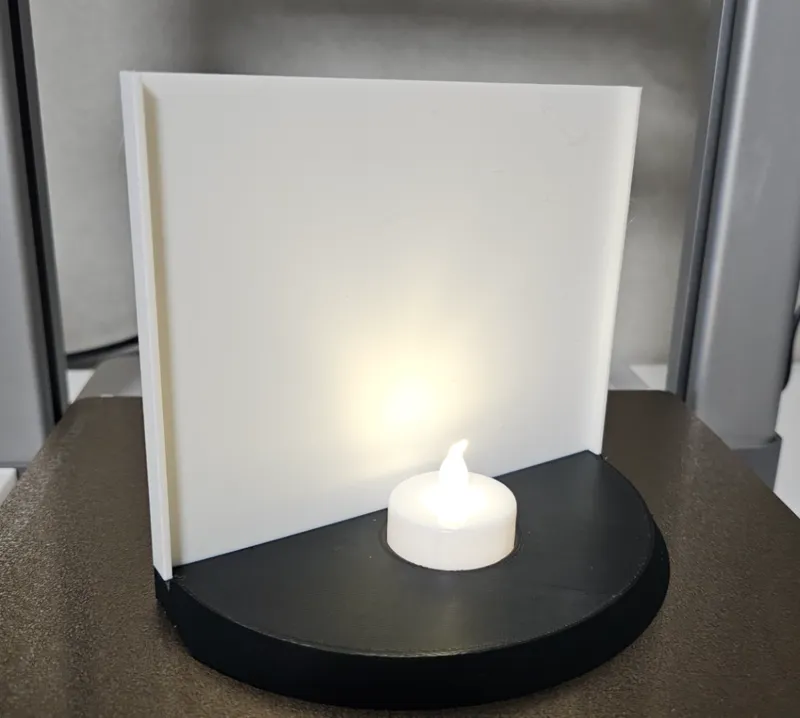 Background for curved Lithophane