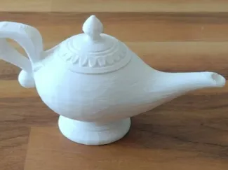 Genie Alladin's lamp miniature