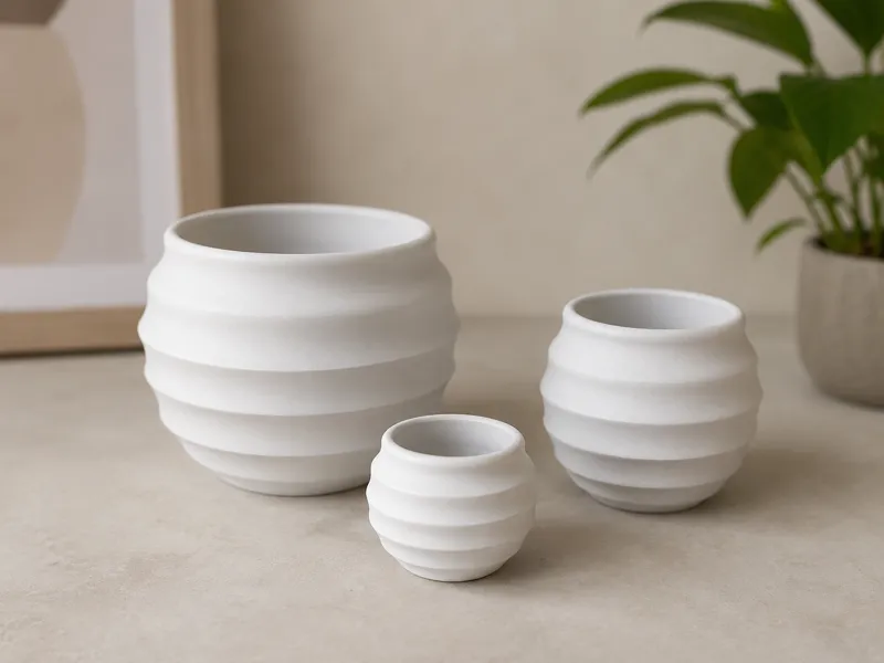Modern Mini Planter Set