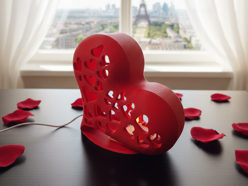 Infinite Hearts Valentine's Lamp - MH001 Kit Comp.